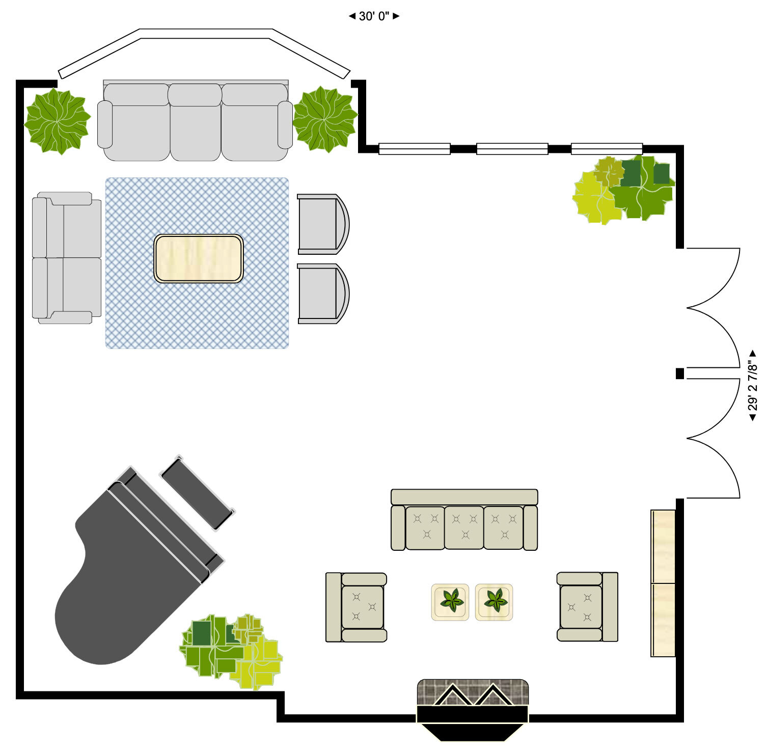 Living room design