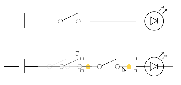 Move symbols